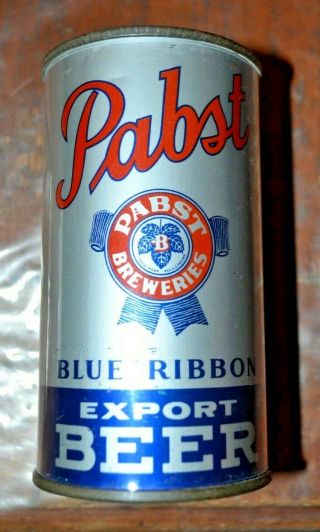 Tough Pabst Blue Ribbon Export Flat Top Beer Can Red Opener Irtp Vanity Lid