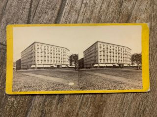 York Stereoview 5th Avenue Hotel By Anthony 1860s