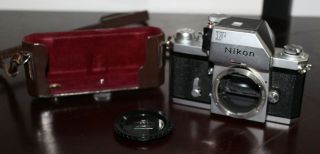 Vintage Nikon F Photomic With Ftn Finder Slr Camera Body