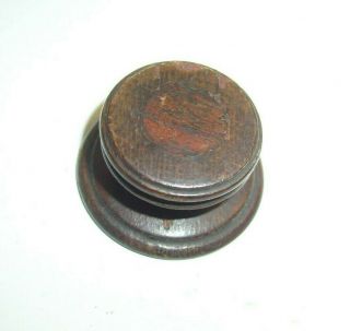 Antique Vintage Radio Knob Wooden Wood For Philco Rca Ge Westinghouse Emerson