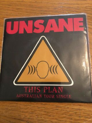 Unsane - This Plan (australian Tour Single) 7 Inch Limited,  Melvins,  Jesus Lizard