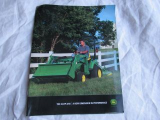 John Deere 2210 Compact Tractor Brochure