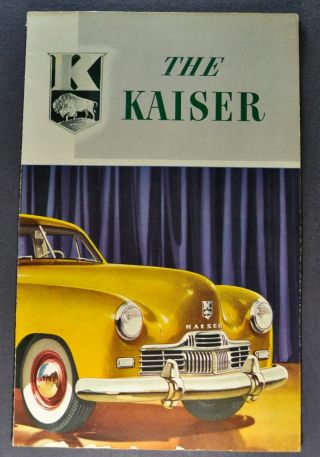1948 Kaiser Sales Brochure Folder 48