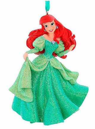 Disney Parks The Little Mermaid Ornament Princess Ariel Dress Holiday Christmas