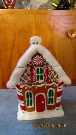Gingerbread House Cookie Jar Teleflora