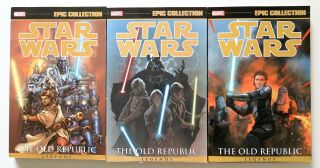 Star Wars The Old Republic Vol.  1 2 & 3 Marvel Epic Ec Graphic Novel Comic Book