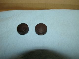 2x Vintage Bakelite Knobs For Philco Tube Radio Can Fit Others Brands