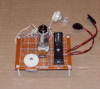 Low Cost School Science Fair Unbuilt - Vacuum Tube Vintage Am Radio Receiver Kit