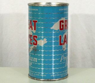 GREAT LAKES FLAT TOP BEER CAN DREWRYS SOUTH BEND,  INDIANA SCHOENHOFEN EDELWEISS, 2
