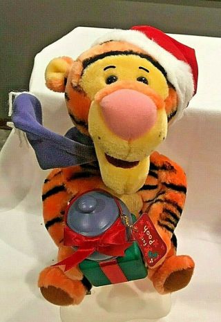 Disney Winnie The Pooh Animated Tigger Christmas Motionette Telco
