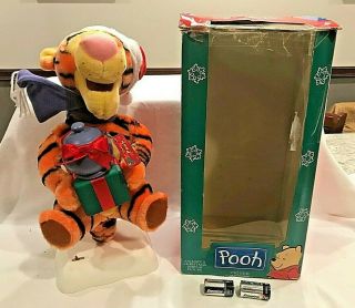 Disney Winnie The Pooh Animated Tigger Christmas Motionette Telco 2