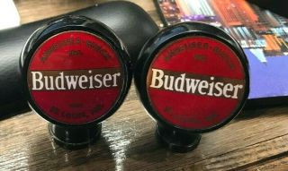 B) Vintage Budweiser Beer Ball Tap Knob Anheuser Busch Brewing Co St.  Louis Mo