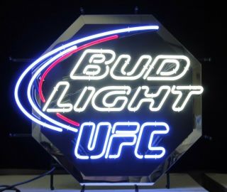 Authentic Bud Light Ufc Neon Sign - Nib And Rare