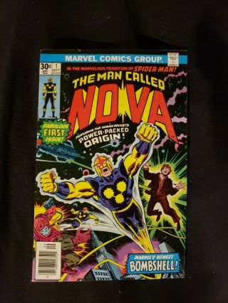The Man Called Nova 1 Marvel Nm/nm - 1976 1st App.  Richard Ryder Book