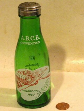 Vintage Abcb Interbev Convention Bottle Atlantic City 1962 Glenshaw.  5.  75” Tall