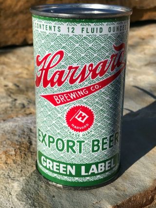 Harvard Green Label Beer Can Massachusetts Minty