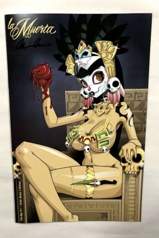 Lady Death La Muerta Pin Ups 1 Pgx 9.  9 Graded & Slabbed Ltd.  125 Comic Book