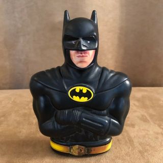 1989 Batman Bank Michael Keaton Tim Burton Vintage Movie Collectible Cereal