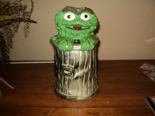 1972 Seaseme Street Oscar The Grouch Cookie Jar