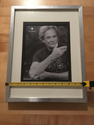Richard Feynman Think Different Apple Computer Ad Custom Frame 17”x13” 1998 3