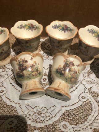 Set Of 8 Ceramic Egg Cups