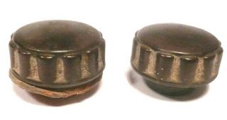 Vintage Zenith 5a03 Ch / 56504 Portable Battery Radio Part: Set Of 2 Knobs
