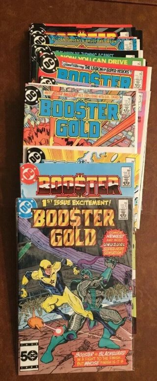 Booster Gold 1 - 25 1986 Complete Set Dc Vf/nm