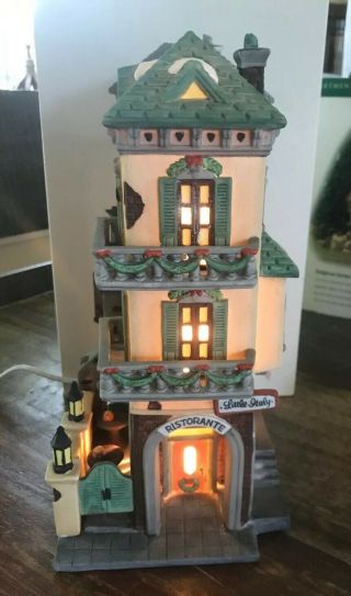 Dept 56 Christmas In The City Little Italy Ristorante -