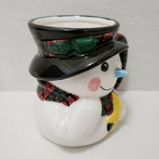 Snowman 1996 Dayton Hudson corp Sakura Coffee Coco Holiday Cup/Mug 2