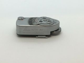 Leica VINTAGE MC LIGHT METER FOR M2,  M3,  M4 METRAWATT AG NURNBERG W/CASE 3