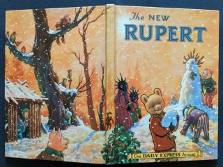 Rupert Annual 1954.  Not Inscribed Or Price - Clipped.  A Stunning Book