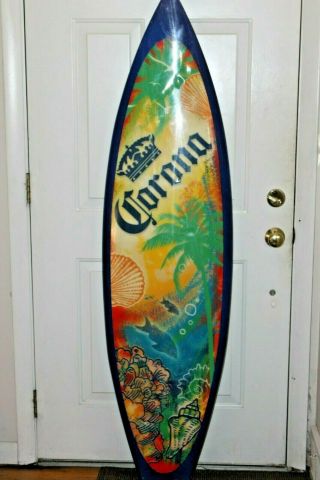 (lqqk) Corona Beer 60 " Surfboard Restaurant Beach Bar Man Cave College Wall Sign