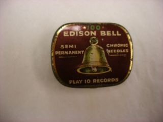 Phonograph Victrola Gramophone - Needle Tin - Edison Bell Semi Chromic 3 2
