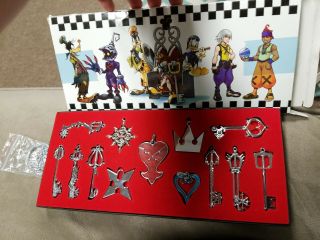 13pcs/set Kingdom Hearts Ii Key Blade Necklace Pendant,  Keychain,  Keyblade