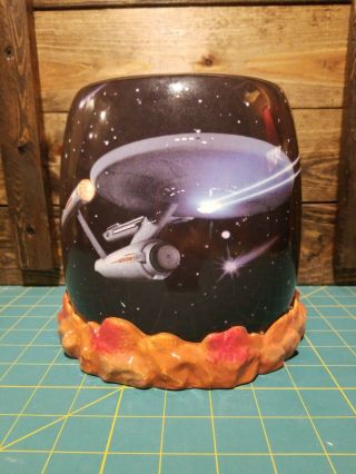 Classic Star Trek Enterprise 1701 In Space Ceramic Cookie Jar 2011 Westland