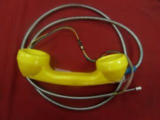 Yellow 54 " Handset Spaded 4 Color For Payphones Pay Phone Payphone Prison