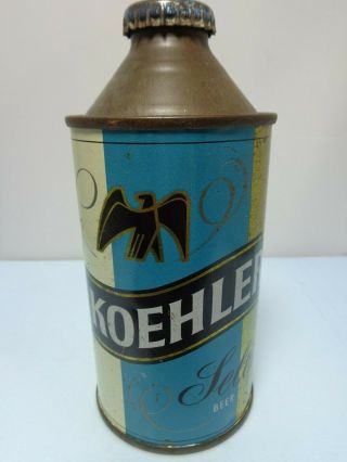 Koehler Select Cone Top Beer Can With Cap Crown 171 - 27 Erie,  Pennsylvania