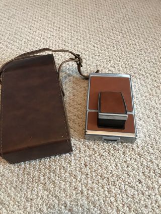 Vintage Poloroid Sx 70 Land Camera With Leather Case