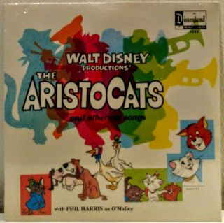 Walt Disney’s The Aristocats And Other Cat Songs Disneyland Records 1970
