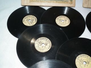 3 RARE TOY HARPER COLUMBIA GRAMOPHONE PHONOGRAPH BUBBLE BOOKS 78 RPM RECORDS 3