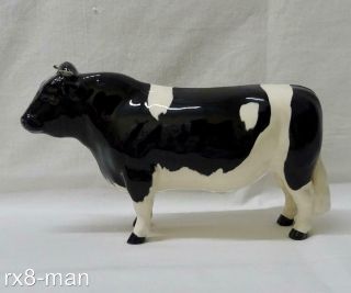 Vintage Beswick Fresian Bull Model No.  1439a Ch Coddington Hilt Bar