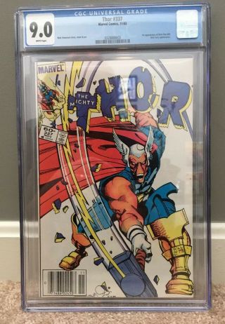 Mighty Thor 337 1st Appearance Beta Ray Bill Cgc 0328888003 Vf/nm 9.  0