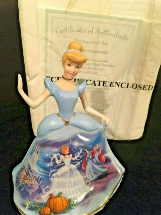 2004 Bradford Exchange Disney Dresses And Dreams " Forever Cinderella "