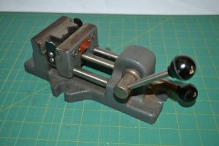 Vintage Heinrich Grip Master No 3sv Drill Press Vise 3” With Extra V Block