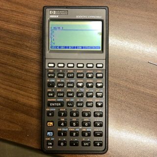 Vintage Hp 48sx Scientific Expandable Calculator Hewlett Packard With Case