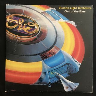 Electric Light Orchestra Elo Out Of The Blue Uk 1st Poster Merch Vinyl 2lp Ex