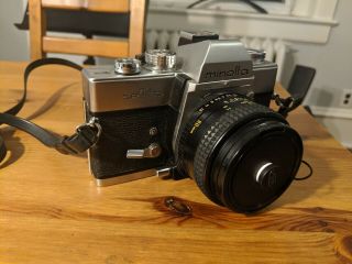 Mintola Srt 201 Vintage 35mm Film Camera With Extra Lens And Film.  Great