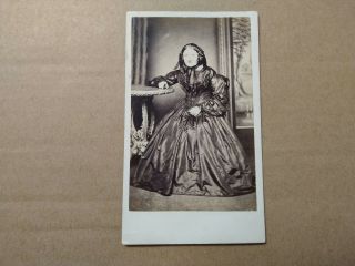 Cdv Carte De Visite Of A Lady By F Briggs Of St Johns Wood School Of Photography