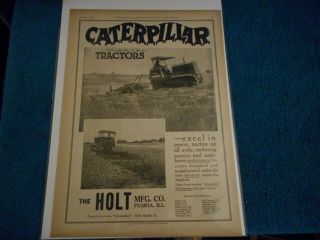 Holt Mfg.  Co.  Caterpillar Tractors 1920 Advertisement: Five 5 Ton Tractor