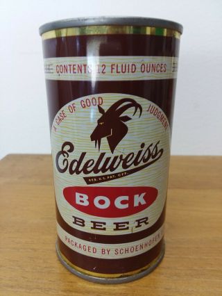 Edelweiss Bock Beer Schoenhofen Chicago Illinois Usbc 59 - 08 Indoor Example